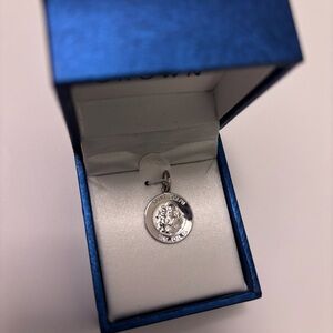 Sterling Silver Saint Joseph Medal ⅝” Religious Jewelry Gift - Cross & Crown